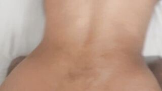 Stepmother big ass doggy style fuck and stepsister tight hairy pussy fuck hard core enjoying stepbrother Dick creampie shot - 3 image
