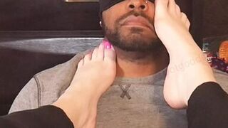 MOTHER IN LAW DOMINATES WITH HER FEET - 1 image