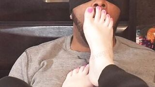 MOTHER IN LAW DOMINATES WITH HER FEET - 3 image