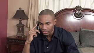 Morgan Ray fucked at bed by muscle boy