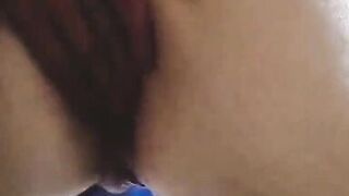 Amateur Pretty MILF Strips Naked for Anal Insertion