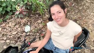 MY NEIGHBOR WANTS TO LEARN HOW TO RIDE A MOTORCYCLE AND I END UP HER TO TEACH HER - 1 image