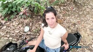 MY NEIGHBOR WANTS TO LEARN HOW TO RIDE A MOTORCYCLE AND I END UP HER TO TEACH HER - 2 image