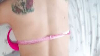 He finds me with my ass doggy style and uses me as his whore with my toy and penetrates me hard