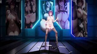 XXX Gameplay - Sexy Teen Striptease And Dancing Naked - Hentai Game - 11 image
