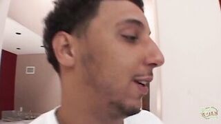 This Shy Asian Cutie Gets Fucked in a Threesome for the First Time