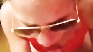 MILF Blowjob Close up and Facial Cumshot - 12 image