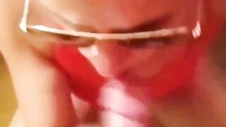 MILF Blowjob Close up and Facial Cumshot - 15 image