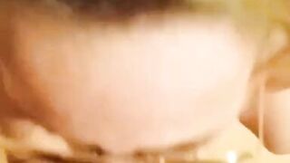 MILF Blowjob Close up and Facial Cumshot - 2 image