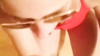 MILF Blowjob Close up and Facial Cumshot - 4 image