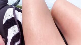 Public cumshots in front of everyone