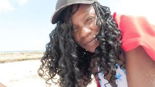 Black MILF Gets Picked up at the Beach