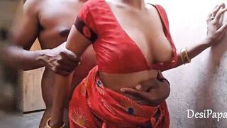 Desi Village Wife Hot Standing Sex With Her husband in home