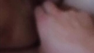 Wife fingers herself and is fingered by work colleague