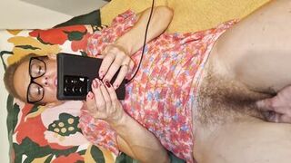 He massages my clit with one finger, two fingers in my pussy and one in my ass and gives me a wonderful orgasm