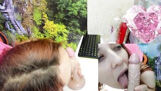 Giving a Blowjob to a Rubber One, She Did Not Know How This Evening Would End - 3 image