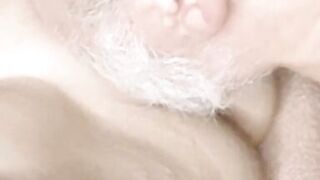 Licking juicy cocha and ends up in her tail