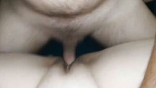 Fucking Neighbor's Busty Wife Hard in Wet Shaved Pussy!