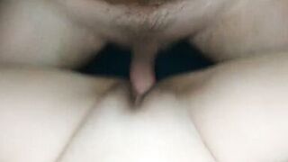 Fucking Neighbor's Busty Wife Hard in Wet Shaved Pussy!