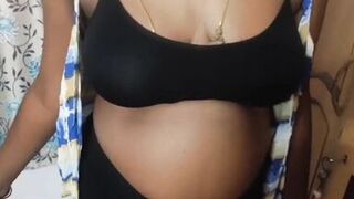 Desi aunty show big natural nipples and our boy friend sex with bedroom