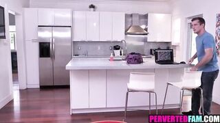 Step aunt caught him perving on her