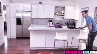 Step aunt caught him perving on her