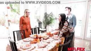 Mylfex - Close Family Celebrates with Dinner