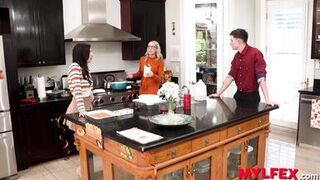 Mylfex - Close Family Celebrates with Dinner