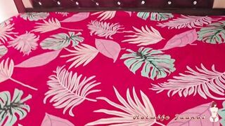 Desi stepmom caught stepson with panty so she exposed her hot ass and fed breastmilk also gave sloppy blowjob to please him