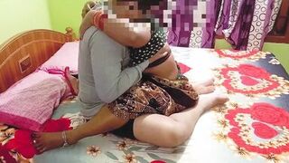 Kashmira Bhabhi Hot Boob Press Romance in Saree before Sex