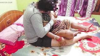 Kashmira Bhabhi Hot Boob Press Romance in Saree before Sex