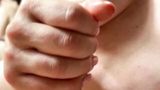 Wow! You Have so Much Precum. Tasting Dick Juice. Cum in Mouth. Close-up. - 7 image