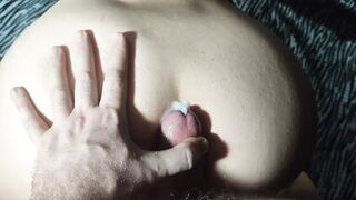 Korean girl jerking off dick close-up - 15 image