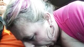 School Teacher Swallows Load In Car