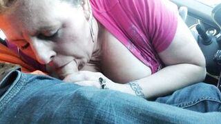 School Teacher Swallows Load In Car