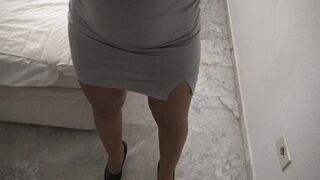 Perverted american tourist fucking a hairy mature prostitute in Colombia