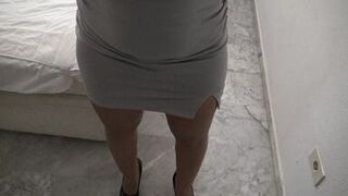 Perverted american tourist fucking a hairy mature prostitute in Colombia