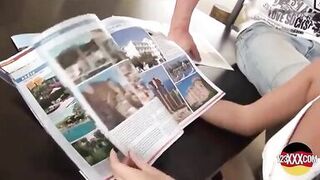 Dark Haired Beauty with an Amazing Body Gets Every Drop of Cum From This Cock