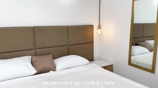 My MILF BFF wants to fuck and her husband doesn't, so we have athreesome with her but he catches us with cum in our mouths!