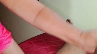 Milf stepmom sucking her perverted stepson's cock - 2 image