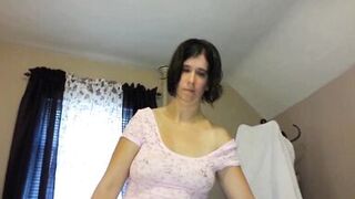 Sexy Size Sevens Poking Through Her Shirt