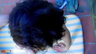 David Fucks Deeply the Ass of Skinny Spanish MILF Zazel Paradise