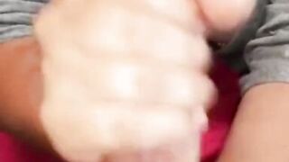 Secretly jerking my stepson off into a condom to hide it from his stepdad - 10 image