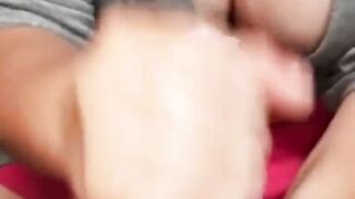 Secretly jerking my stepson off into a condom to hide it from his stepdad