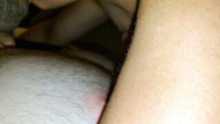 Real homemade couple sensual lovemaking. Drppping on his cock before it even goes in