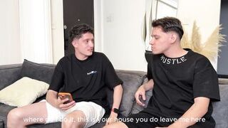 I fuck a Colombian Ebony MILF at my best friend's house and she catches us in creampie! Carla Morelli & Pipeboy