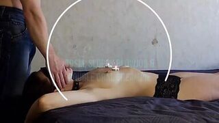 BDSM, Sloppy Blowjob & Double Oral Creampie