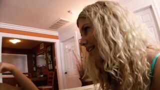 Two Curvy Blondes with Big Tits Eat Pussy and Get Each Other off