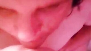 Step Mom Sucks Cock, Get It Fucked and Get Cum on Boobs