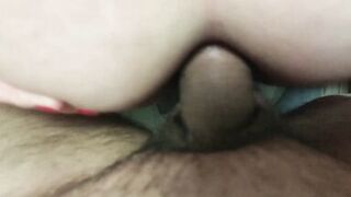 POV ANAL - Hot Sexy Stepmom MILF Fucked in her Big Ass Doggystyle and gets Creampie in Asshole